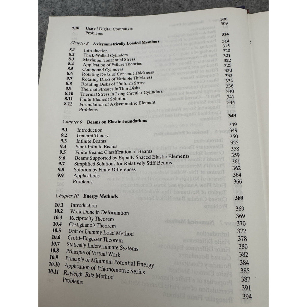 Advanced Strength & Applied Elasticity 4th Ed HC 2004 Taiwan ISBN 9867491920