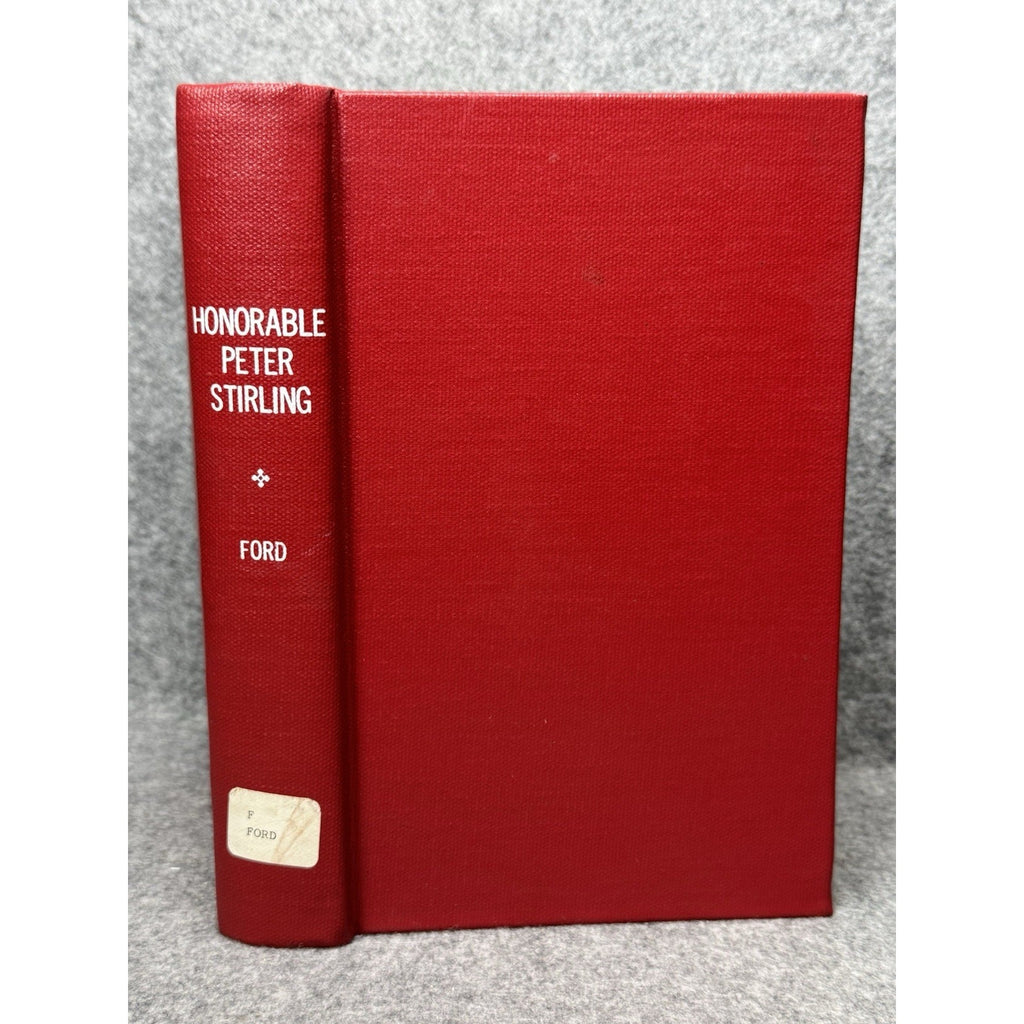 The Honorable Peter Stirling Paul Leicester Ford 1968 Gregg Press Hardcover