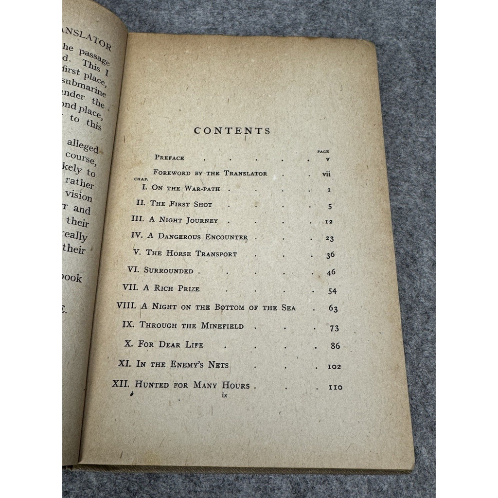1919 U Boat 202 War Diary German Submarine WWI von Spiegel First UK Edition