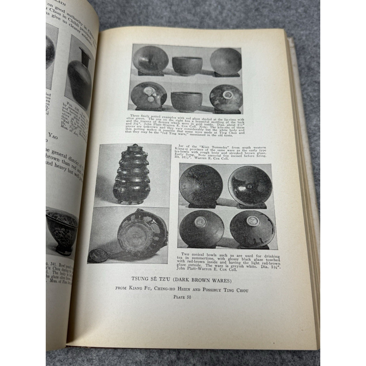 1944 The Book of Pottery and Porcelain Warren E Cox 2 Volumes HC Dust Jackets