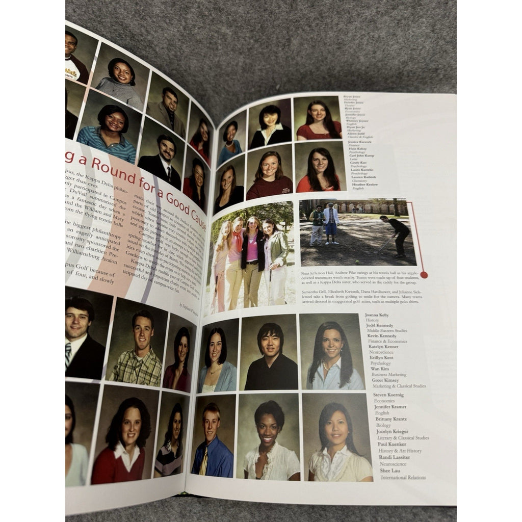 2008 Colonial Echo William & Mary College Yearbook Williamsburg VA HC