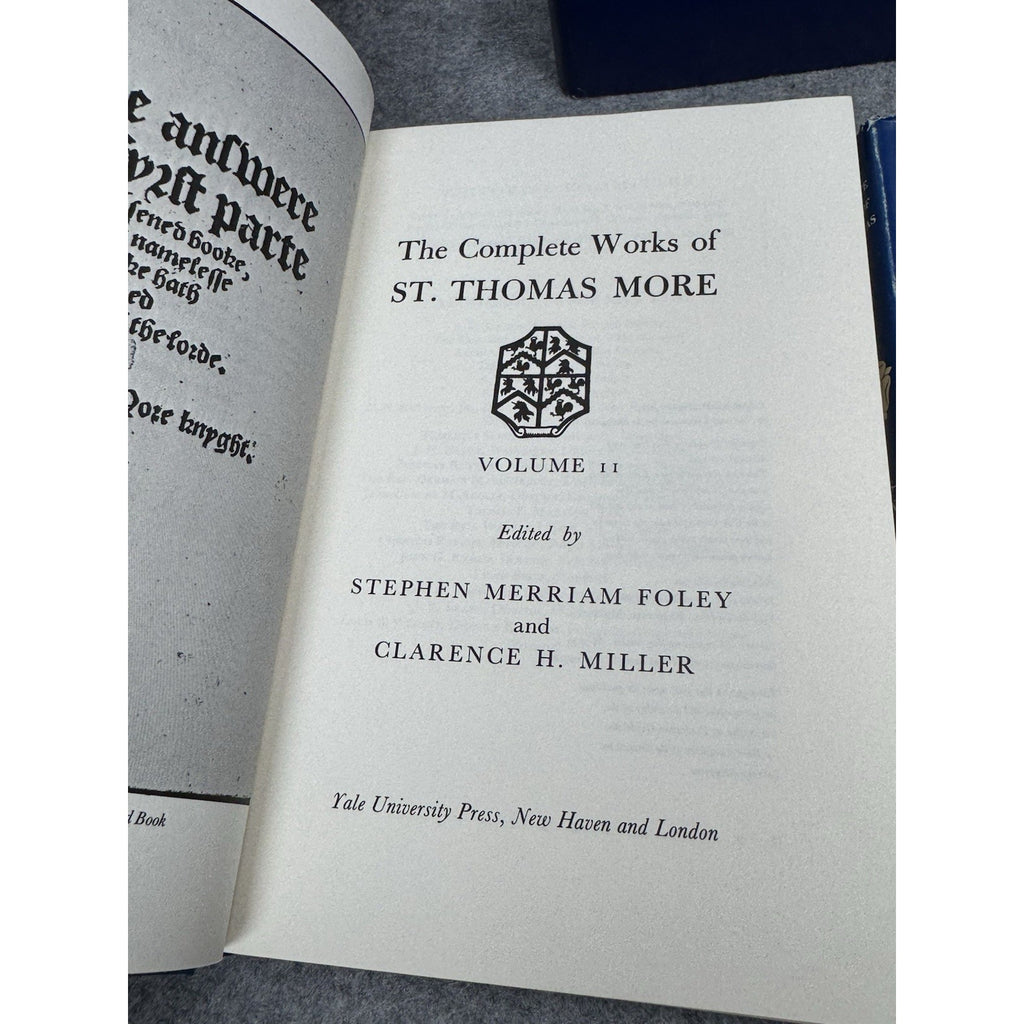 Thomas More Complete Works Yale 5 HC Vol 3 Pt 1, 9, 11, 14 Pts I-II 1974-85