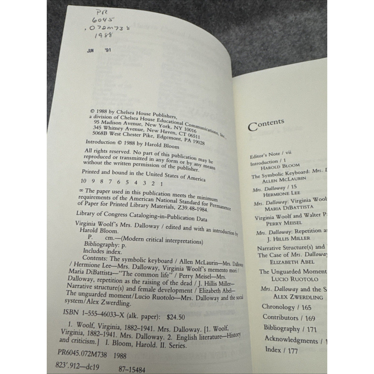 Virginia Woolf's Mrs. Dalloway by Harold Bloom (Hardcover)