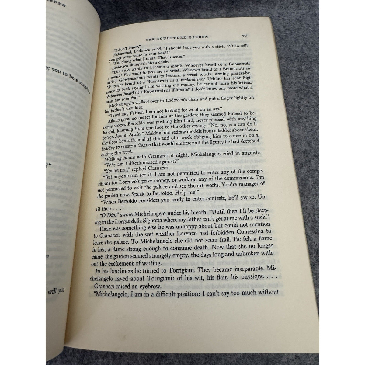 1961 The Agony and the Ecstasy Irving Stone HC Michelangelo Novel