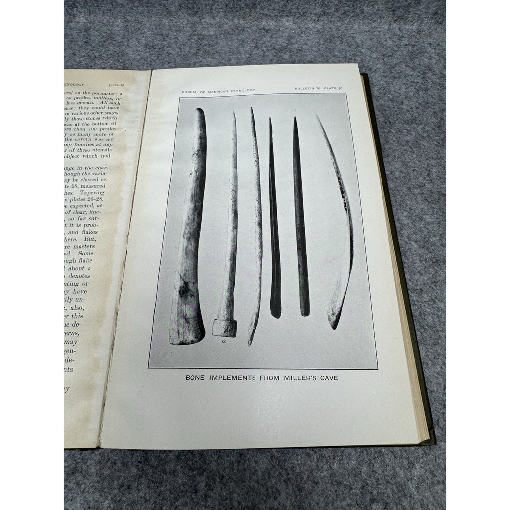 1922 Fowke Archeological Investigations Native American Cave Arrowheads