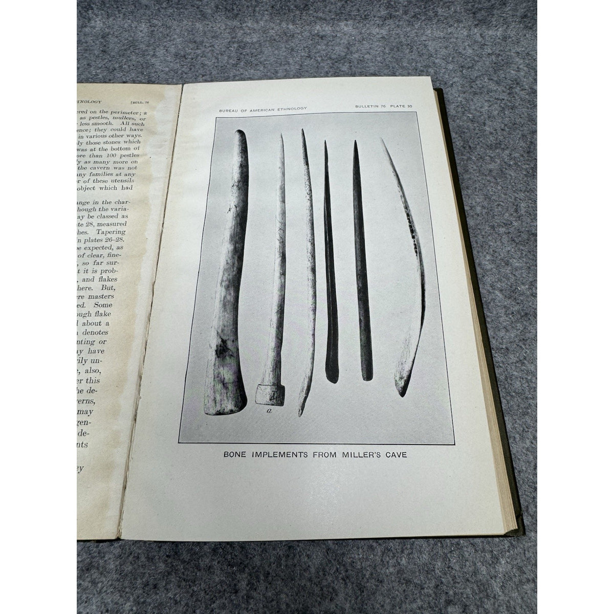1922 Fowke Archeological Investigations Native American Cave Arrowheads