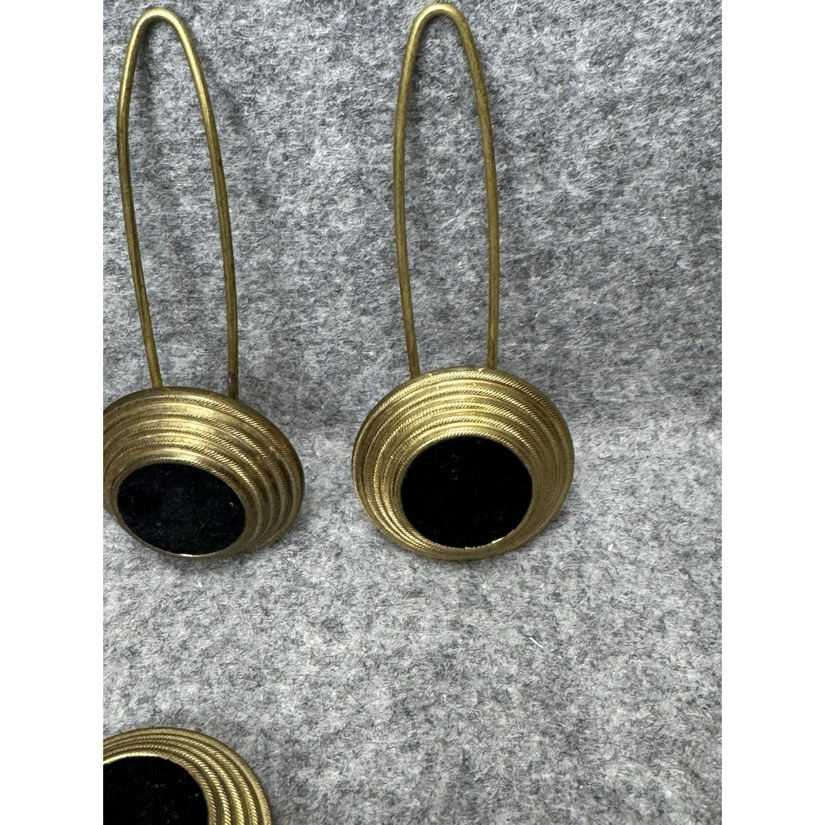 6 Austro-Hungarian NCO Shako Cockades Brass Black Center Military Hat Badge Lot