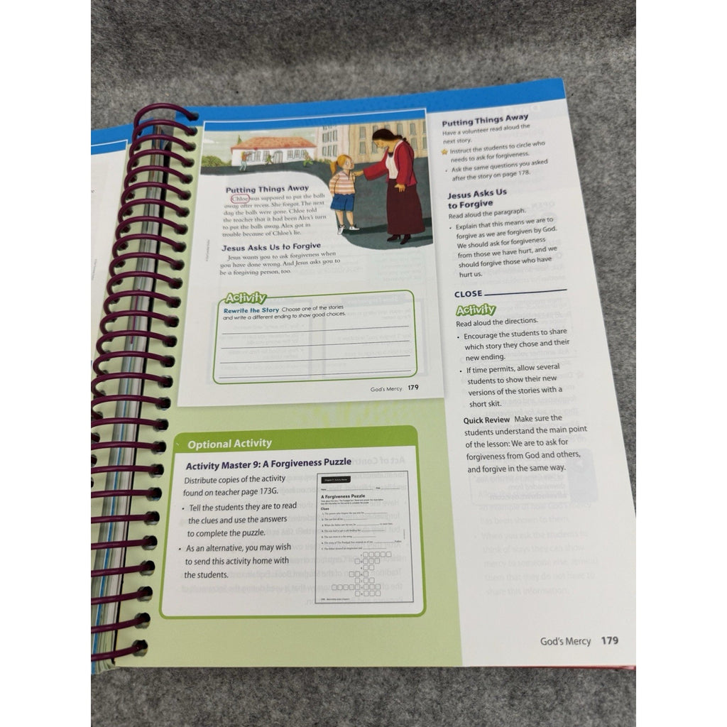 2014 Alive in Christ School 2 Teacher Edition Spiral OSV Catholic