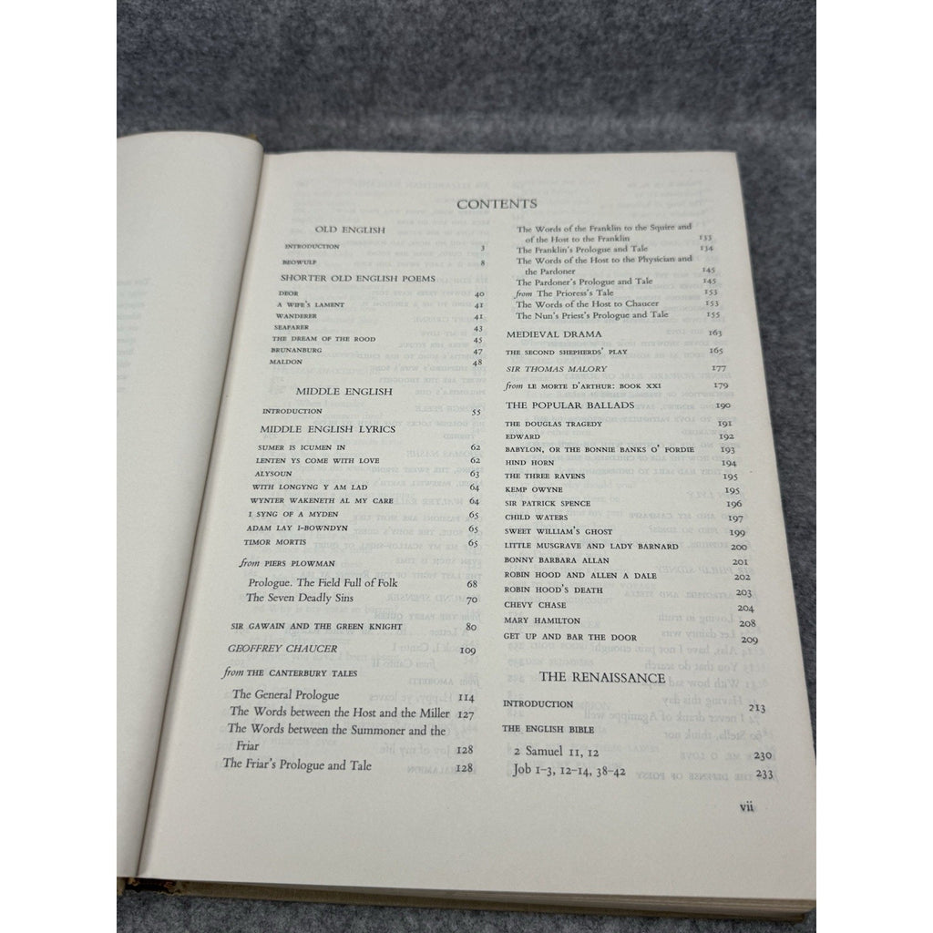 1951 British Literature Beowulf to Sheridan Hazelton Spencer Hardcover