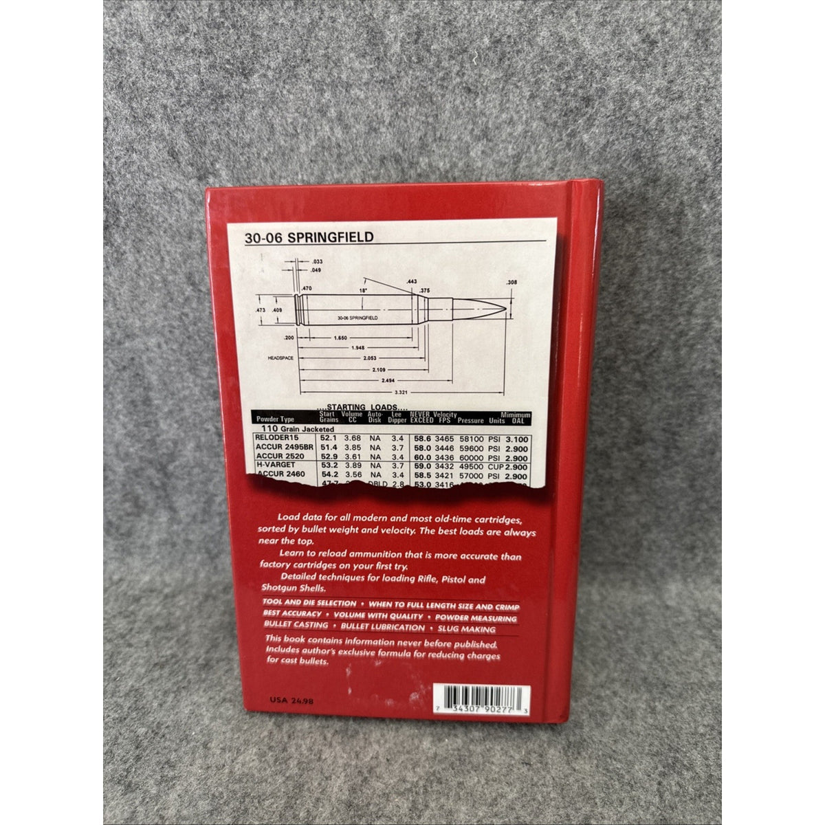 Modern Reloading By Richard Lee Reloading Manual HC First Edition 1996