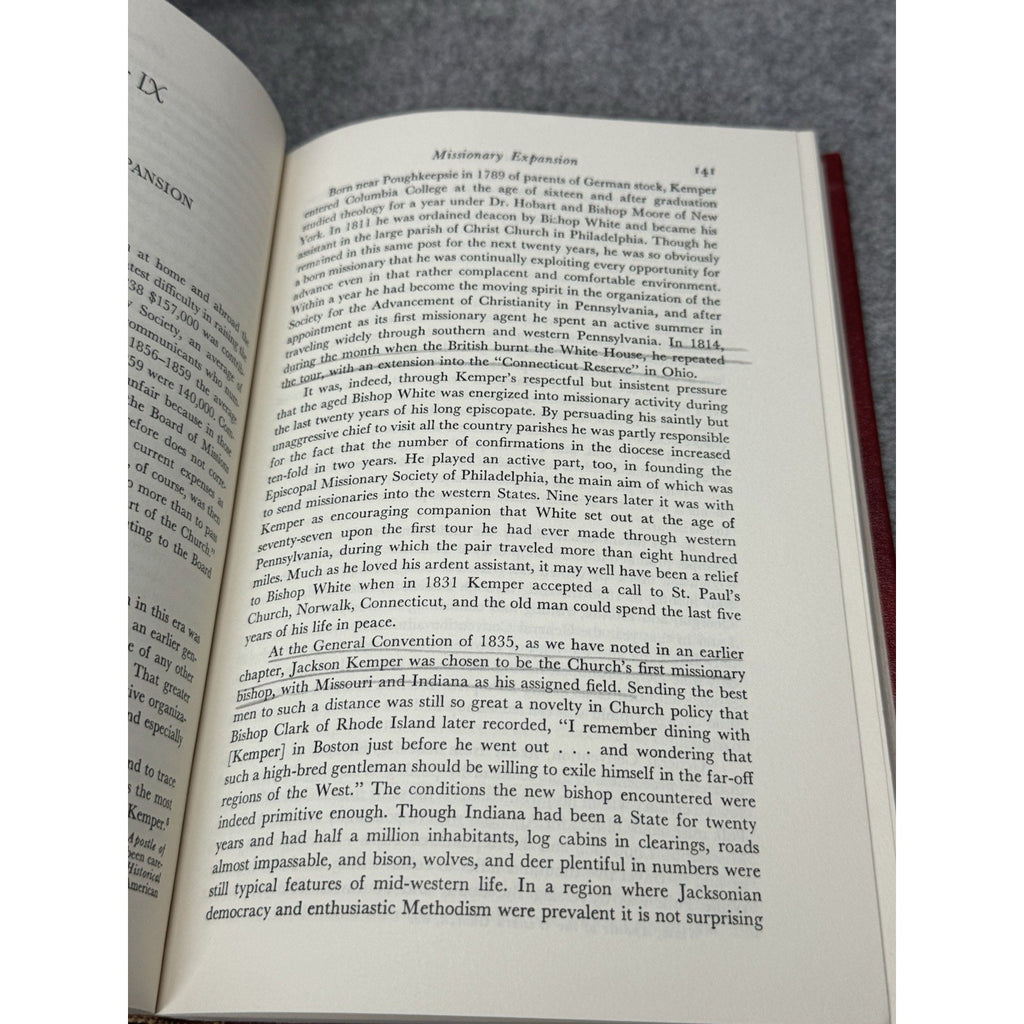 The Episcopal Church in the United States James Thayer Addison 1969 Hardcover