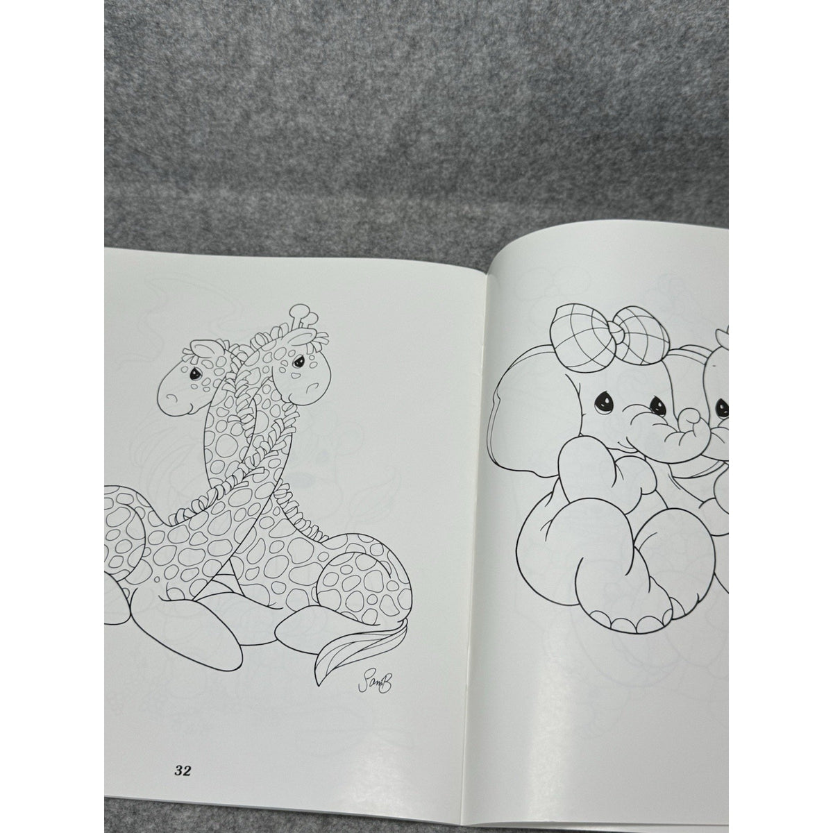 2001 Precious Moments Paint Decor for Baby Leisure Arts 22518 Nursery Patterns