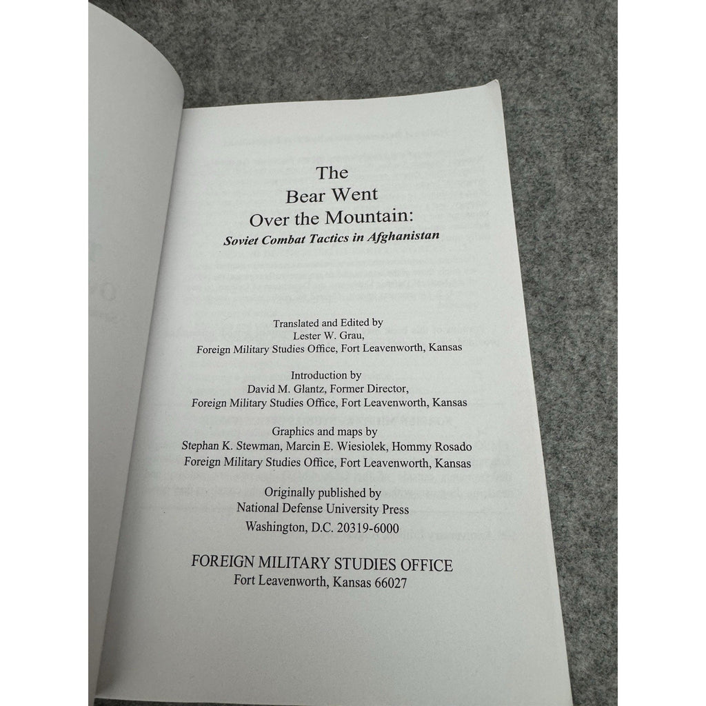 The Bear Went Over Mountain & Other Side Mountain Afghan War 2 Book Set