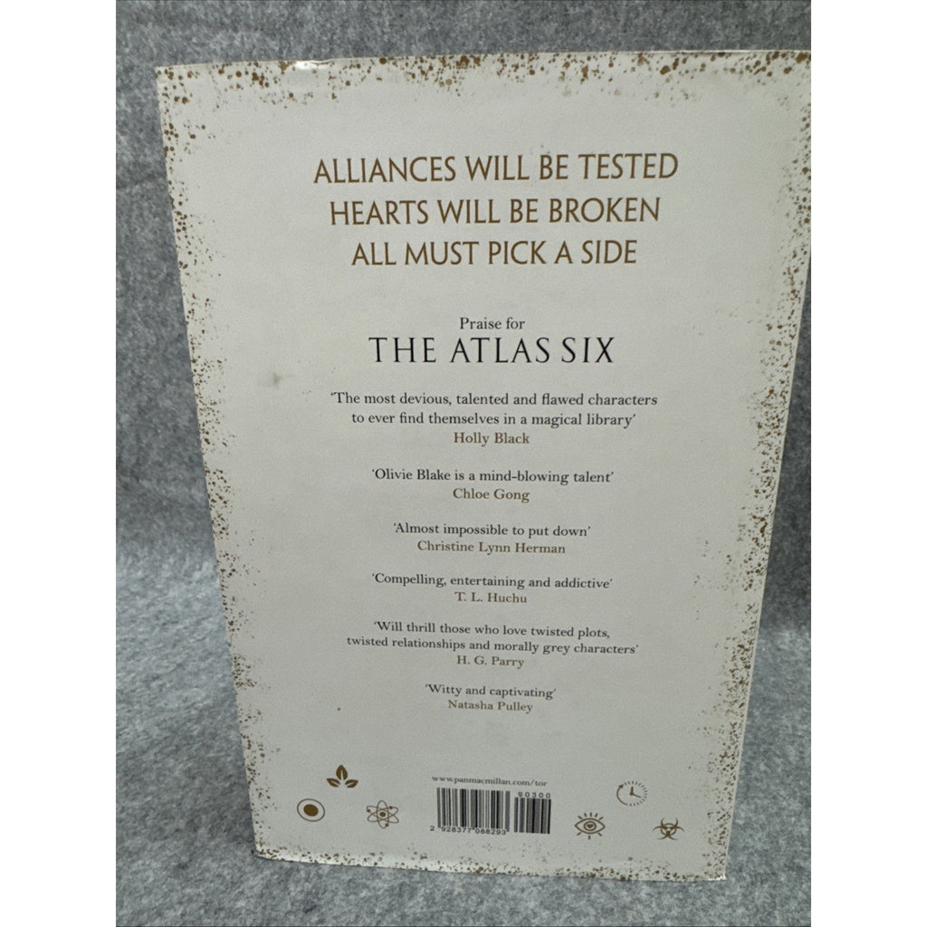 1st UK Print "The Atlas Paradox" Olivie Blake 2022 HC TOR Waterstones Exclusive