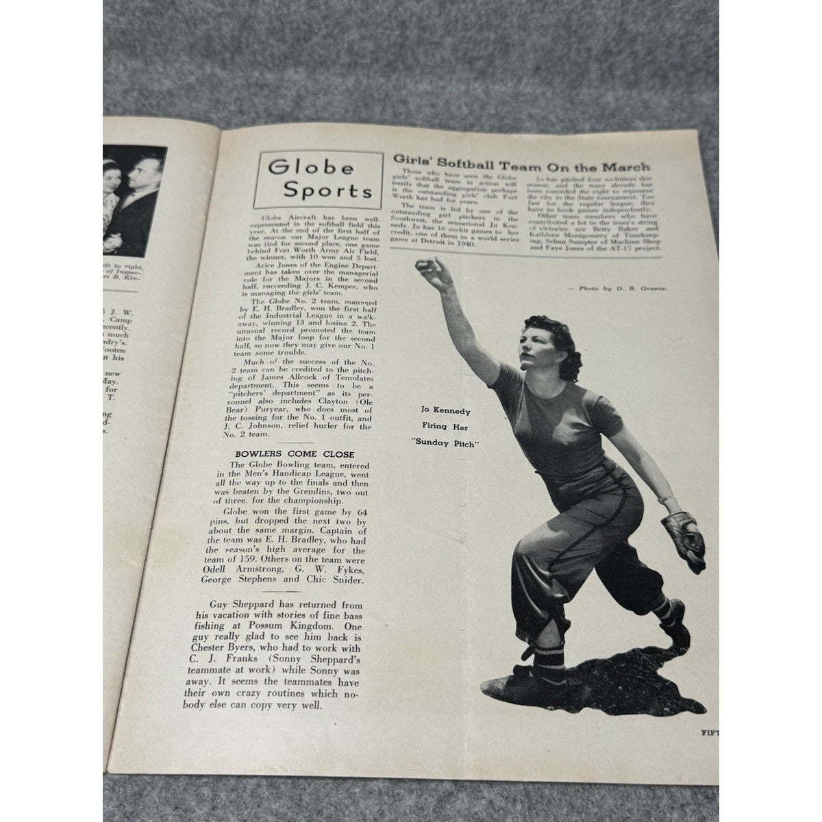 1944 Globe Beam Aircraft Magazine WWII Fort Worth Texas Swift War Bonds