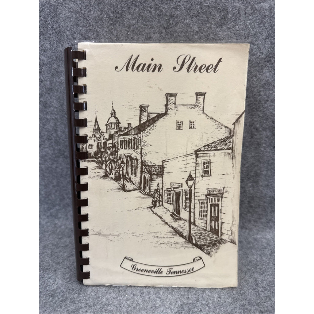 Main Street Youth Builders Of Greenville Tennessee Cookbook 1980 1st Printing