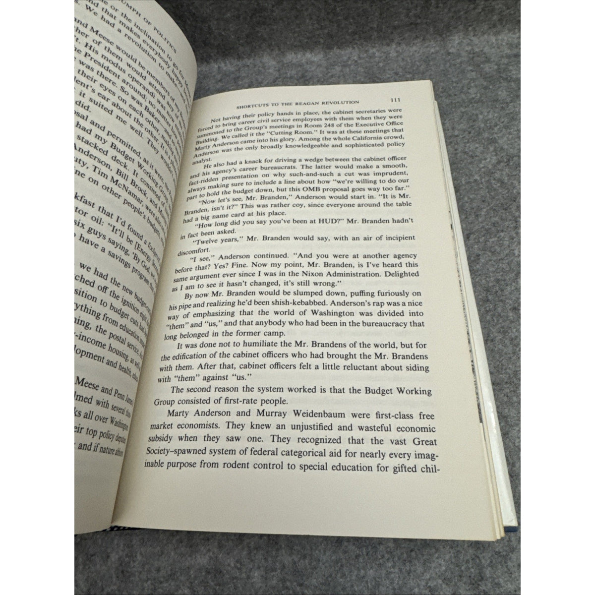 The Triumph of Politics by David Stockman First Edition 1986 with Dust Jacket