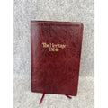 1987 Heritage Bible NKJV Open Bible Expanded Edition Genuine Leather