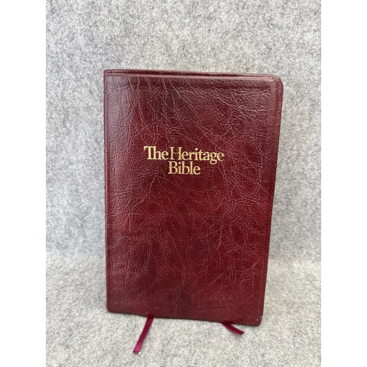 1987 Heritage Bible NKJV Open Bible Expanded Edition Genuine Leather