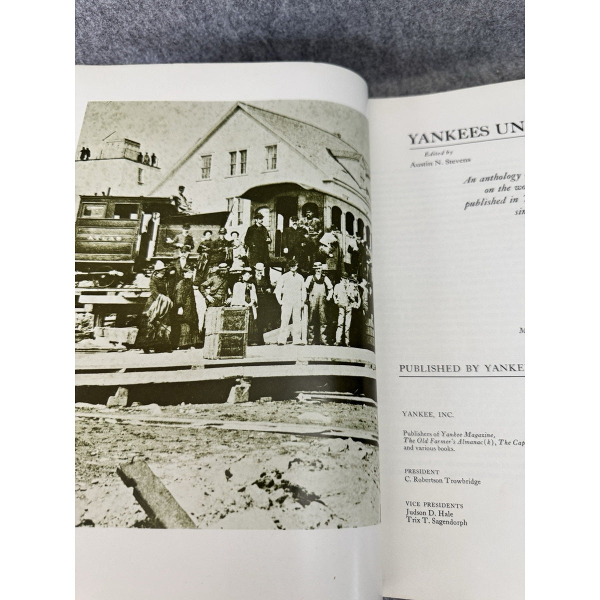 Yankees Under Steam 1970 1st Edition Austin N Stevens Steam Trains Ships PB