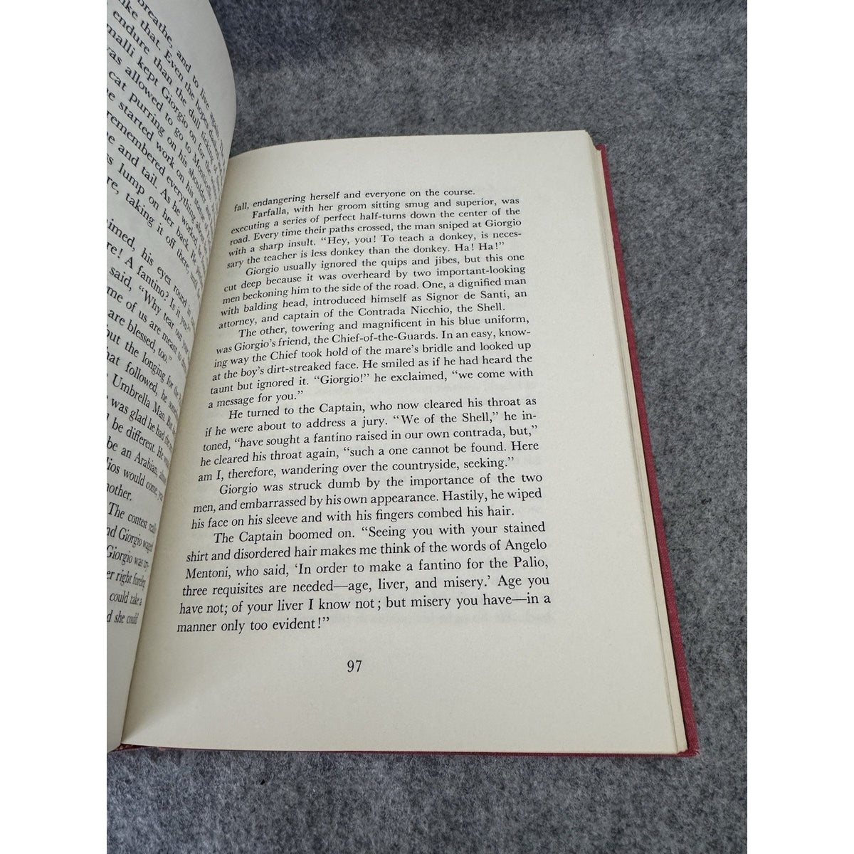 Gaudenzia Pride of the Palio 1960 HC Marguerite Henry Rand McNally