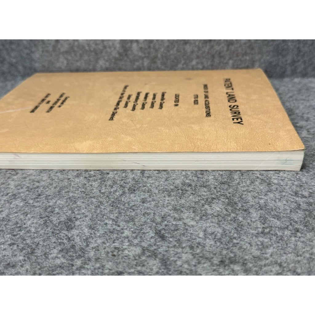 Patent Land Survey Old Ninety-Six District SC Genealogy Smith Owens Scarce