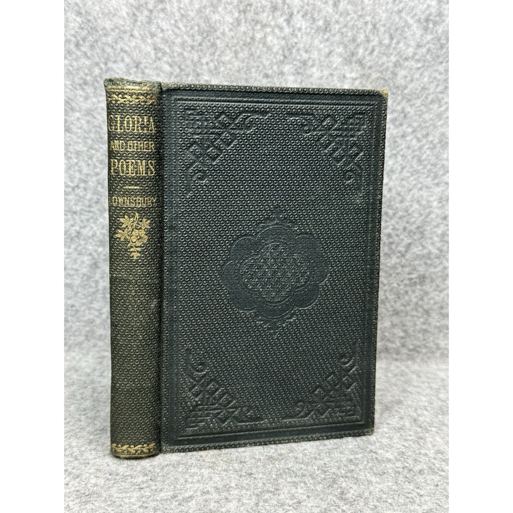Gloria and Other Poems C.W. Lownsbury 1864 Civil War Michigan Poetry