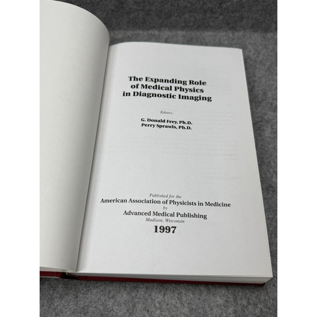 Expanding Role of Medical Physics Diagnostic Imaging Frey Sprawls 1997 HC