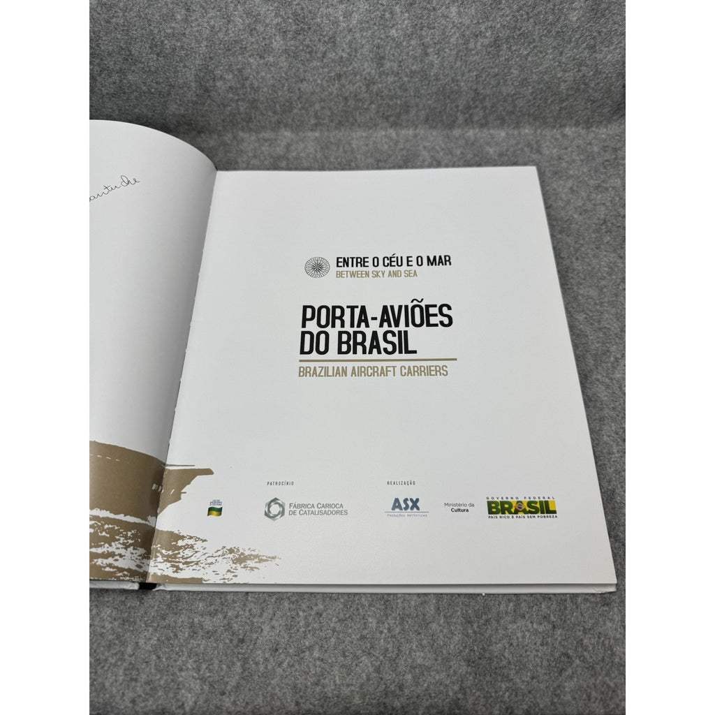 Brazilian Aircraft Carriers Porta-Avioes do Brasil 2012 Inscribed Navy HC