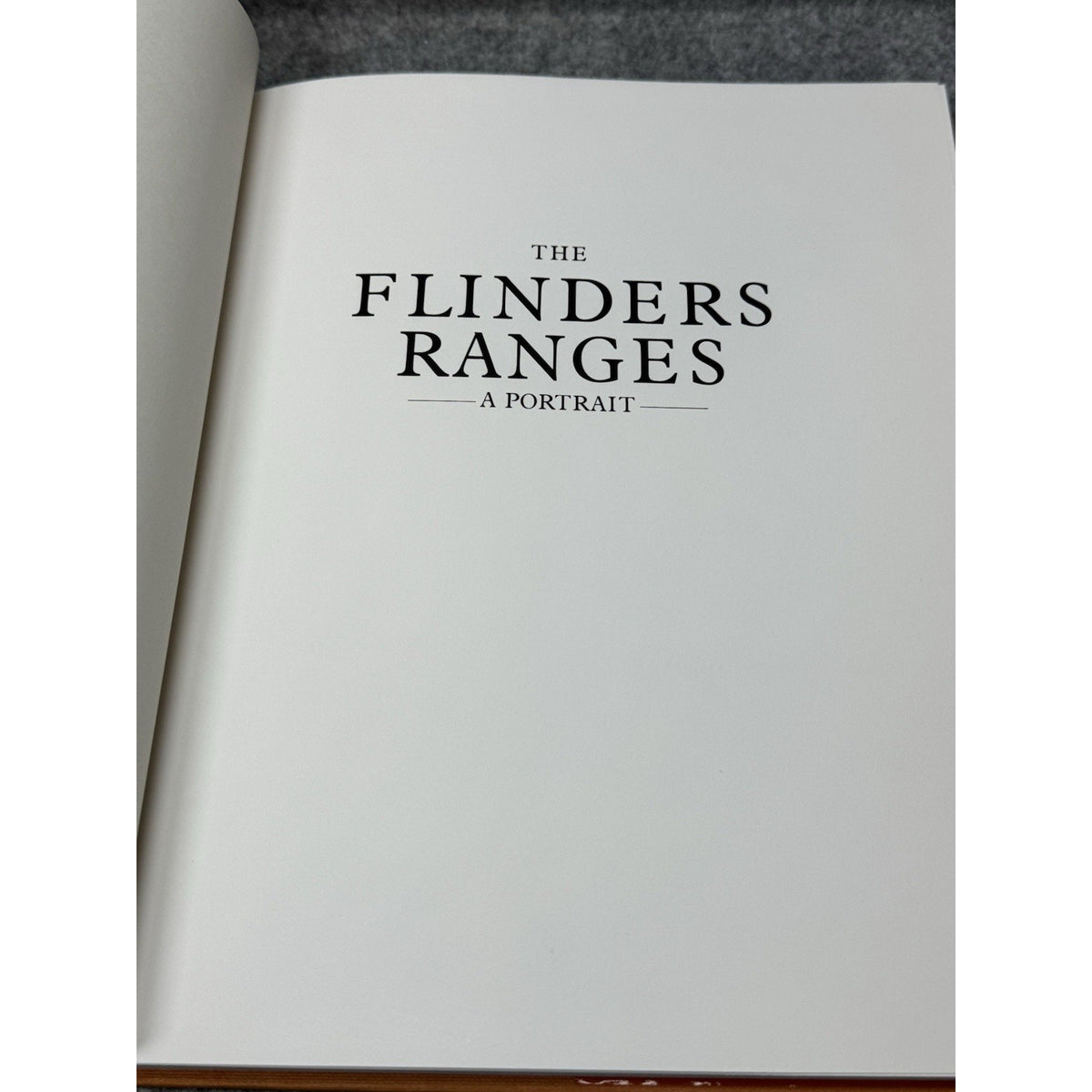Flinders Ranges Australia Portrait Photography Eduard Domin Hardcover DJ