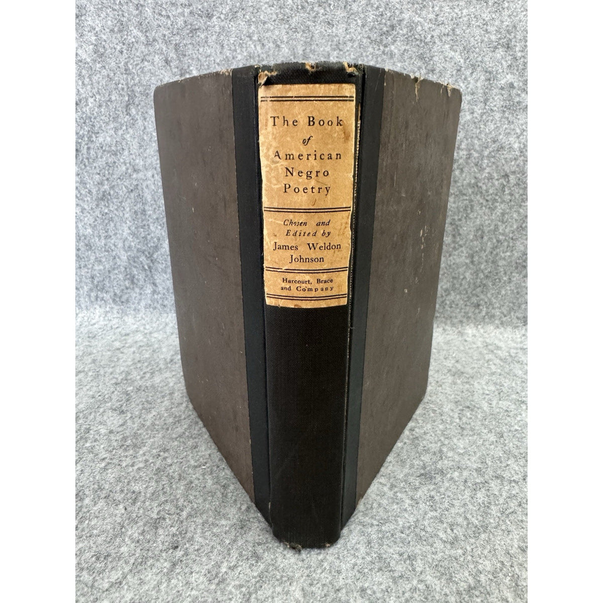 1922 The Book of American Negro Poetry James Weldon Johnson 1st Edition HC