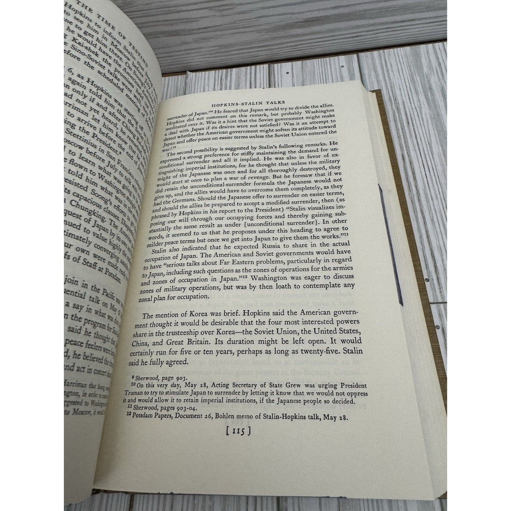 Between War and Peace Potsdam Conference Herbert Feis 1960 HC