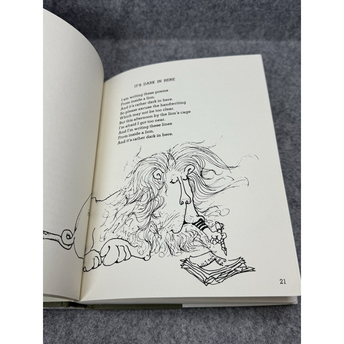 Where the Sidewalk Ends Shel Silverstein Hardcover Dust Jacket 1974 Copyright