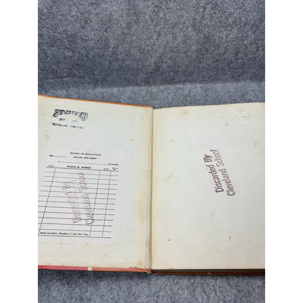 Elementary Mathematics 4 Patterns and Structure 1966 Vintage School Textbook