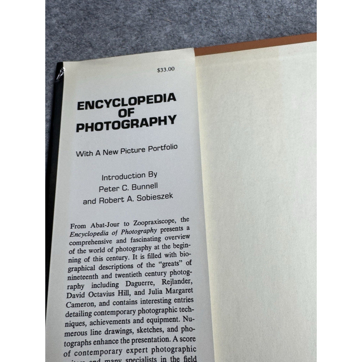 1974 Encyclopedia of Photography Bernard E Jones Arno Press HC DJ Illustrated