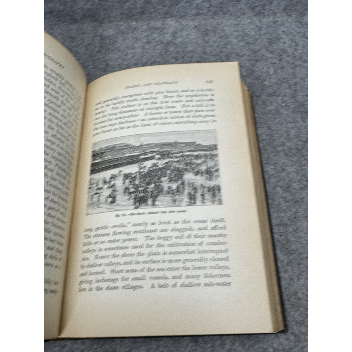 1899 Physical Geography William Morris Davis Illustrated Antique Hardcover