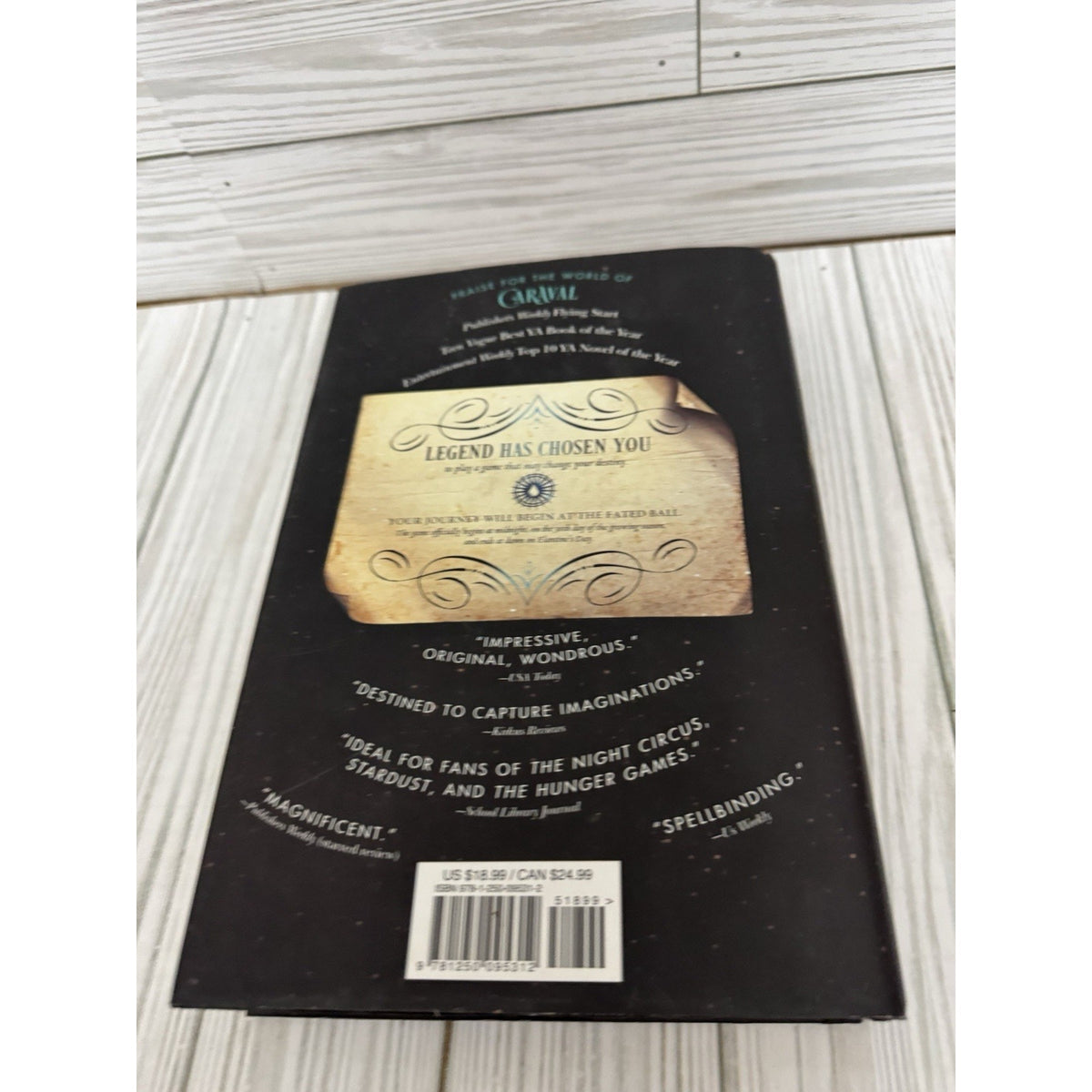 Legendary Stephanie Garber 2018 1st Ed 1st Print HC/DJ Caraval