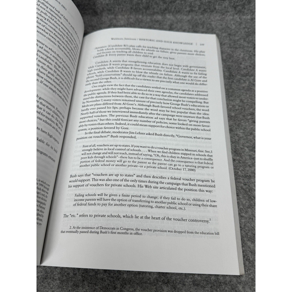 2003 Presidential Studies Quarterly Vol 33 No 1 2000 Election Special Issue