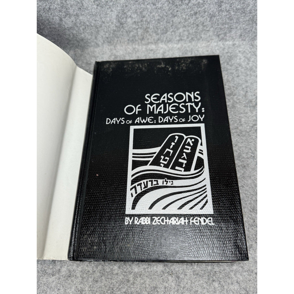 1995 Seasons of Majesty Days of Awe Days of Joy Rabbi Zechariah Fendel HC