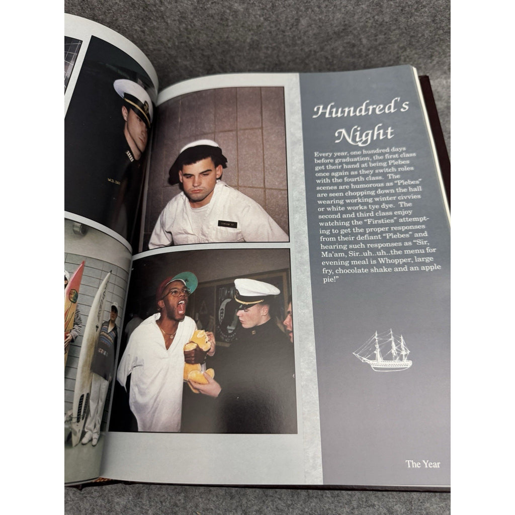 1992 Lucky Bag United States Naval Academy 2 Vol Set HC
