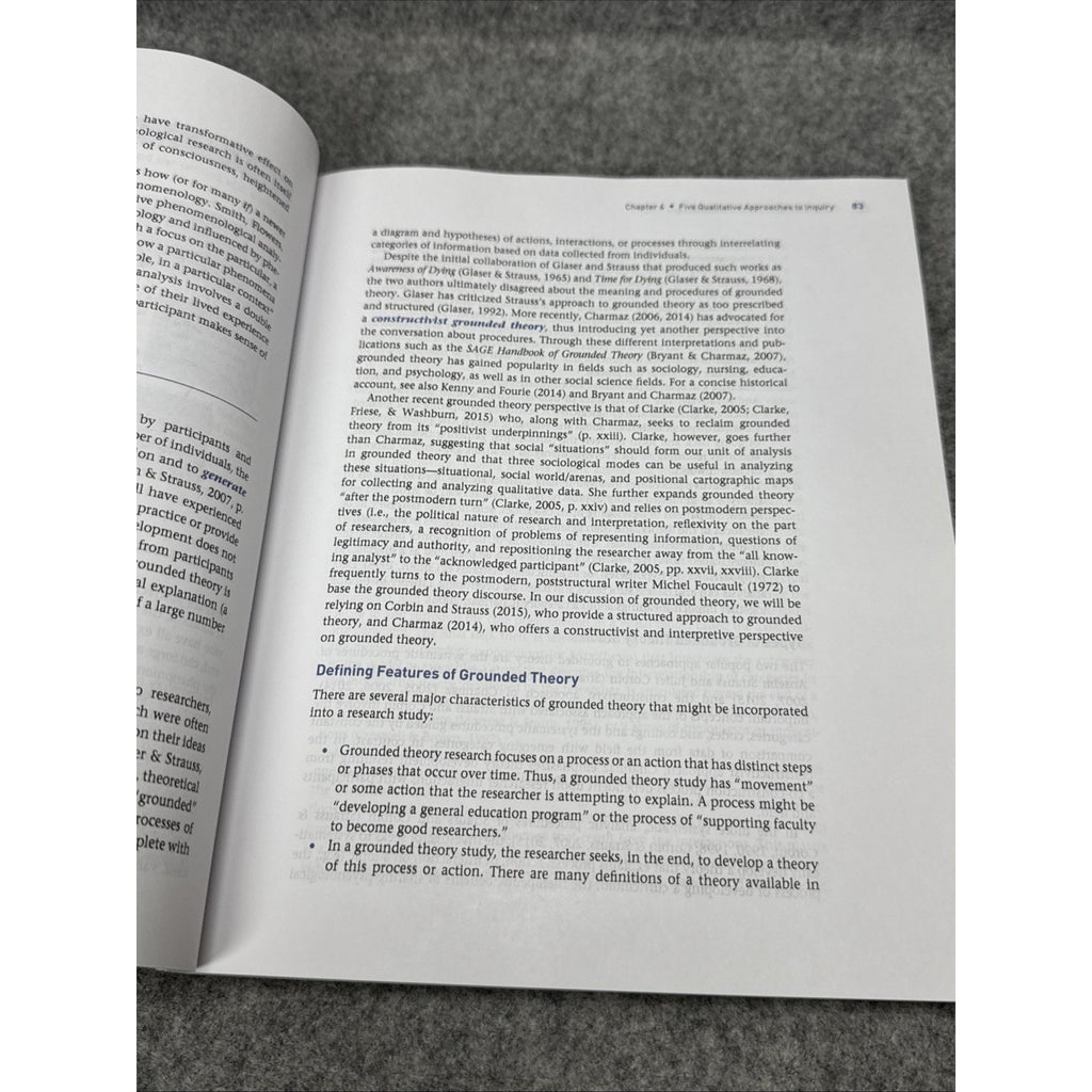 Qualitative Inquiry and Research Design : Choosing among Five Approaches by John