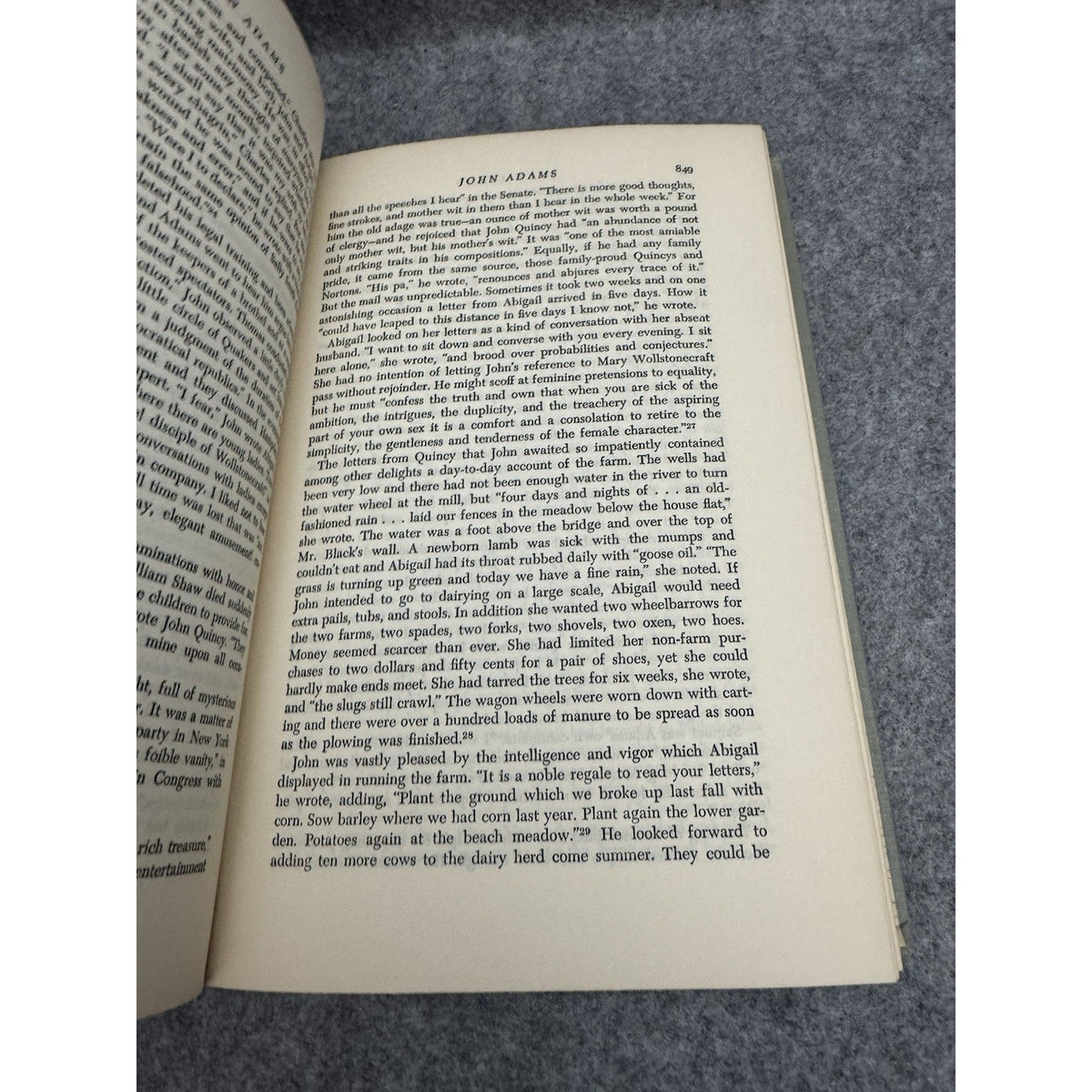 1963 John Adams Vol II 1784-1826 Page Smith 1st Edition HC