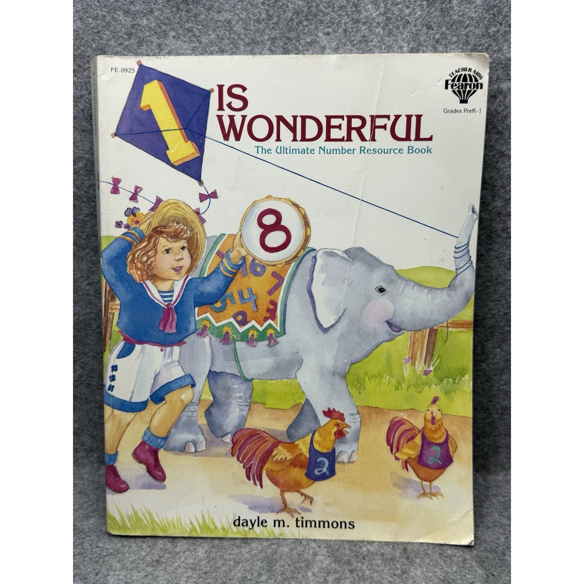 1 Is Wonderful Dayle Timmons PreK Grade 1 Math Teacher Resource 1994