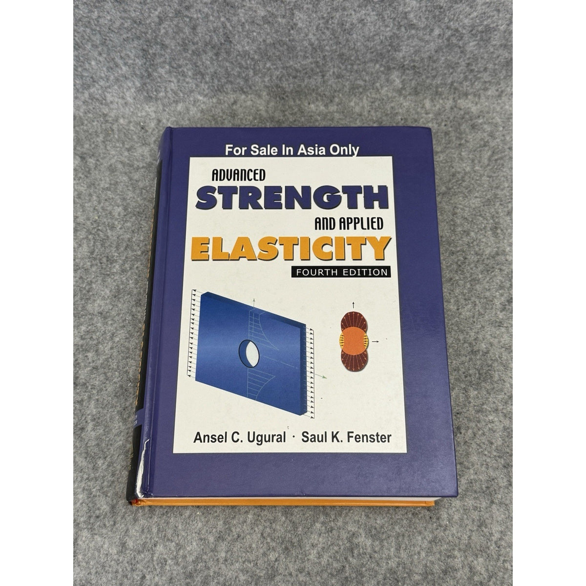 Advanced Strength & Applied Elasticity 4th Ed HC 2004 Taiwan ISBN 9867491920