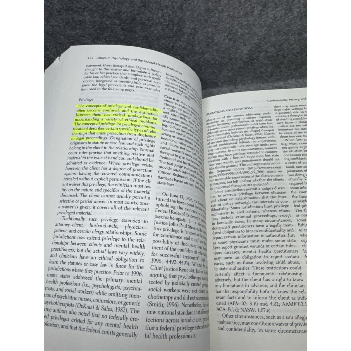 Ethics in Psychology and the Mental Health Professions: Standa...