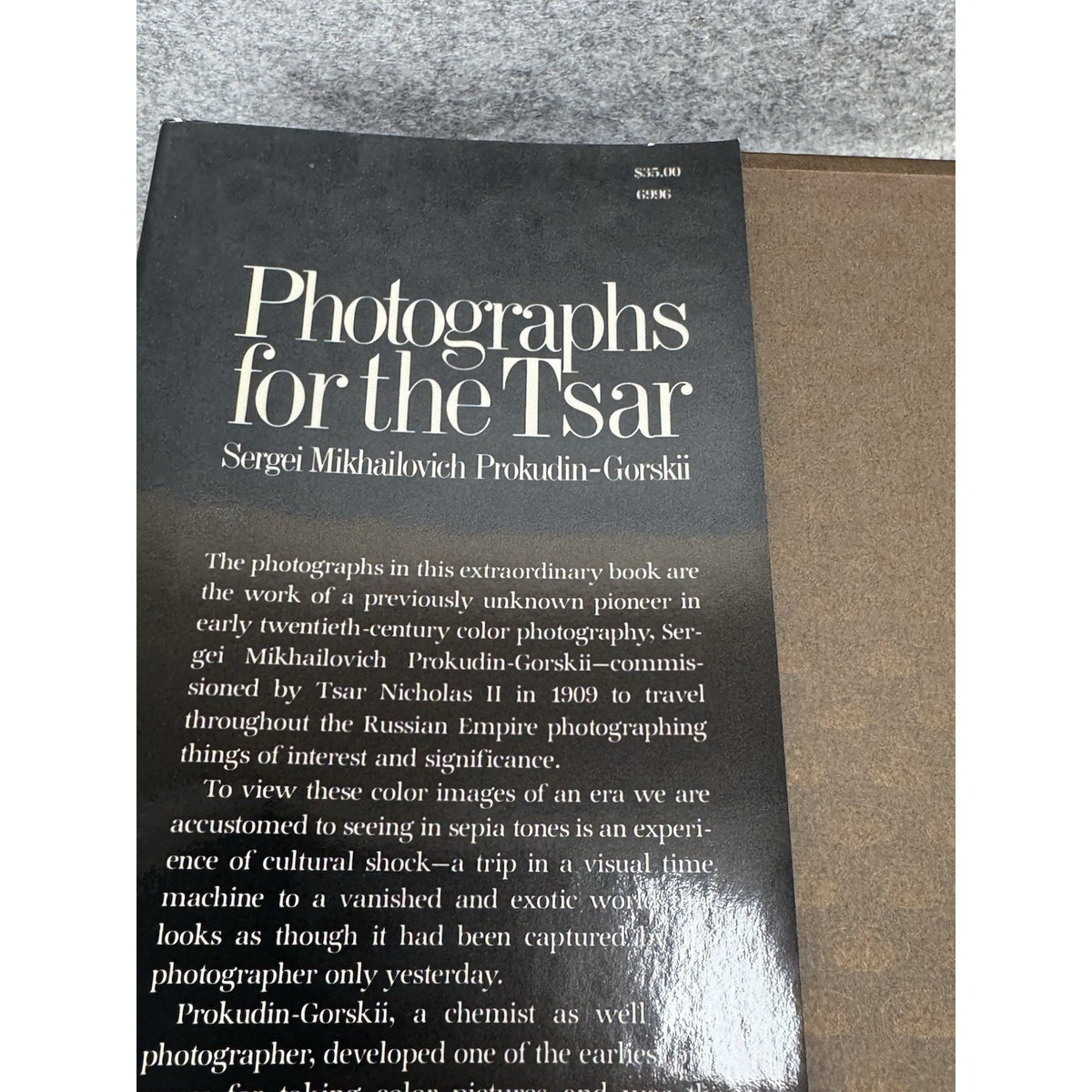 1980 Photographs for the Tsar Prokudin-Gorskii First Edition HC DJ Russia