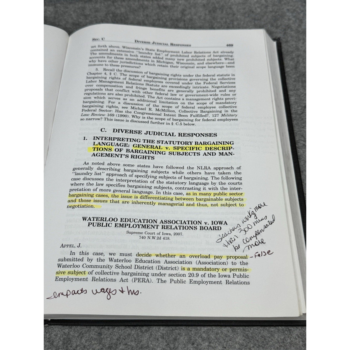 Public Sector Employment Cases & Materials 2nd Ed Malin Hodges Slater