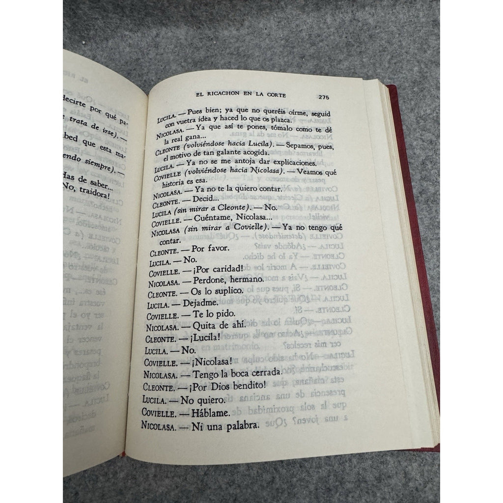 Moliere Obras Selectas 1984 EdiGonvill HC Spanish Classic Literature