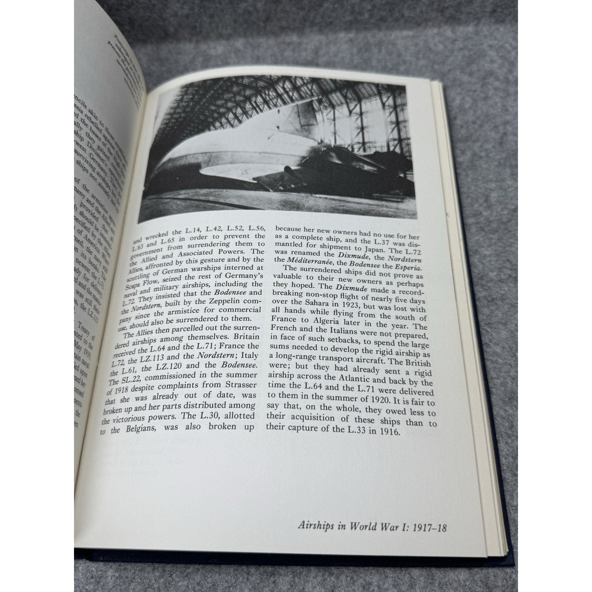 1974 The Airship A History Basil Collier 1st American Ed Zeppelin WWI HC