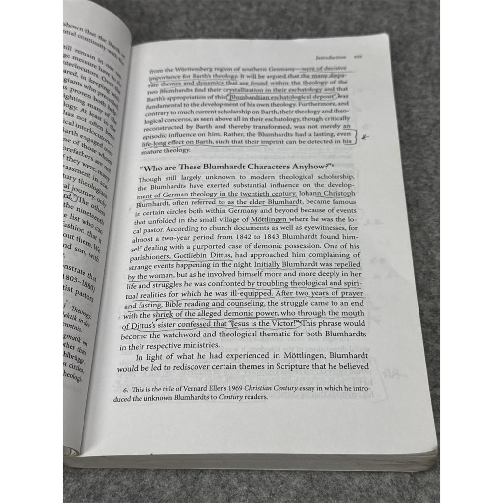 Jesus Is Victor! : The Significance of the Blumhardts for the Theology of...